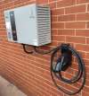 A photo of a recent commercial EV charging project