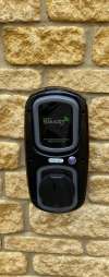 A photo of a recent home EV charging project