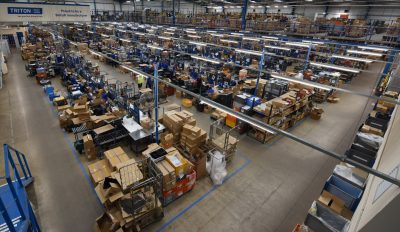 Efficient LED Lighting Upgrade at Triton Showers in Nuneaton, Warwickshire project photo