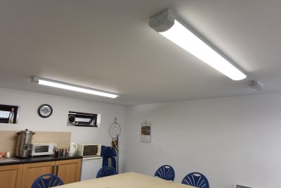 Grant Funded LED Lighting Installation for Brindley Lift Truck Services Ltd in Sharnford, Leicestershire project photo