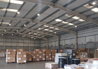 Efficient LED Lighting Upgrade at PSL Freight Ltd in Hinckley, Leicestershire project photo