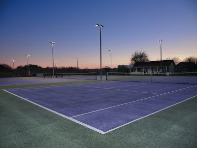 LED Tennis Court Lighting - Leicester project photo