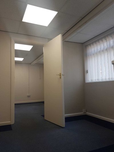 Grant Funded LED Installation for The Lawns Business Centre in Hinckley, Leicestershire project photo