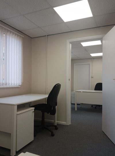 Grant Funded LED Installation for The Lawns Business Centre in Hinckley, Leicestershire project photo