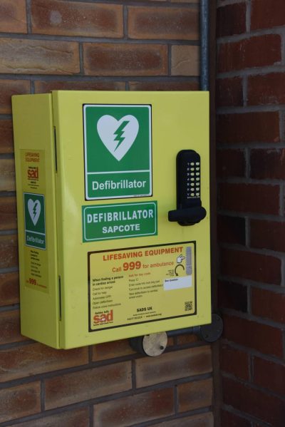 Defibrillator Installations for Sapcote Parish Council, Leicestershire project photo