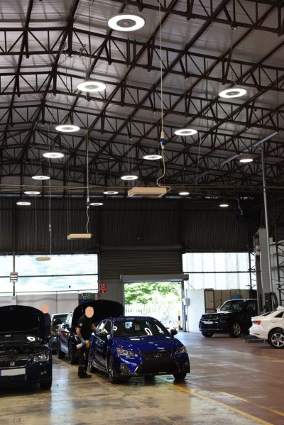 Efficient LED Lighting Upgrade at Listers' Lawford Heath PDI Centre, near Rugby project photo