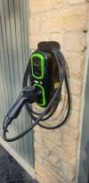 A photo of a recent home EV charging project